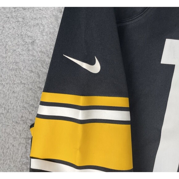 Nike Jersey Pittsburgh Steelers Juju Smith-Schuster #19 Size Large Black NFL - Picture 8 of 9